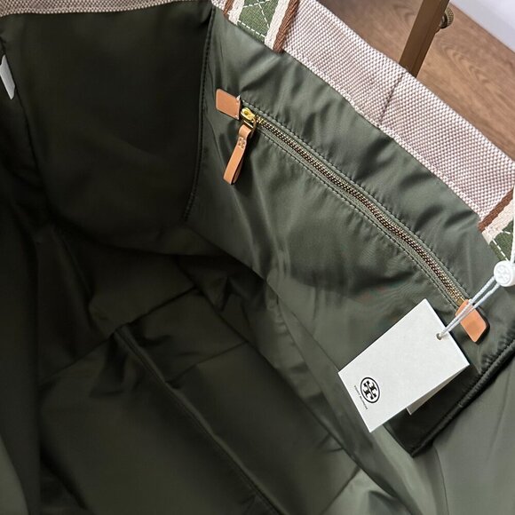 NWT! NEW! Tory Burch Gracie Canvas Tote -Natural Women Tote Bag - Picture 8 of 12